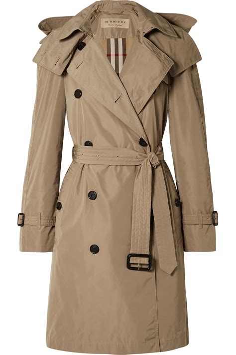 trench capuche femme burberry|Burberry kennington trench coat women.